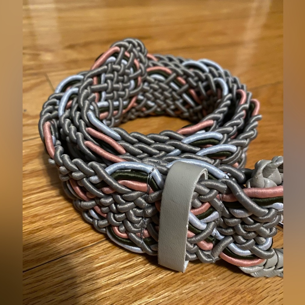 Braided Multicolor Women's Belt